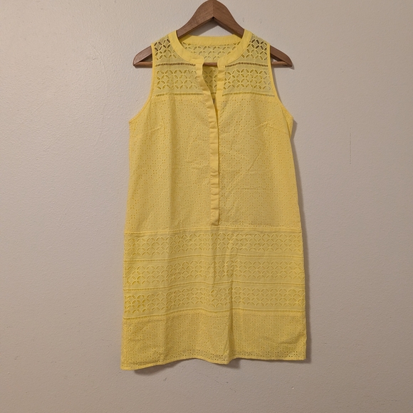 LOFT Dresses & Skirts - LOFT Yellow Sleeveless Dress